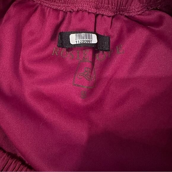 RTR Rosie Pope Luisa Dark Pink Off The Shoulder Mini Maternity Dress Sz‎ S - Picture 6 of 10